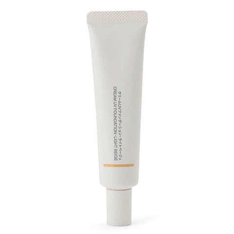 Muji Cream UV Foundation SPF31/PA+++ - 30g - Light Beige - TODOKU Japan - Japanese Beauty Skin Care and Cosmetics