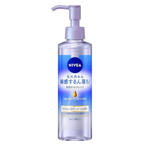 Nivea Cleansing Oil 195ml - Deep Clear - TODOKU Japan - Japanese Beauty Skin Care and Cosmetics