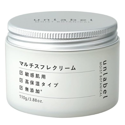 Unlabel Moist Botanical Multi Soufflé Cream 110g - TODOKU Japan - Japanese Beauty Skin Care and Cosmetics