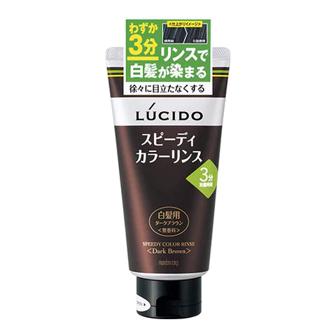 Lucido Speedy Hair Color Tratment 160g - Dark Brown - TODOKU Japan - Japanese Beauty Skin Care and Cosmetics