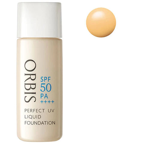 Orbis Perfect UV Liquid Foundation SPF50 PA++++ 30ml - Natural 01 - TODOKU Japan - Japanese Beauty Skin Care and Cosmetics