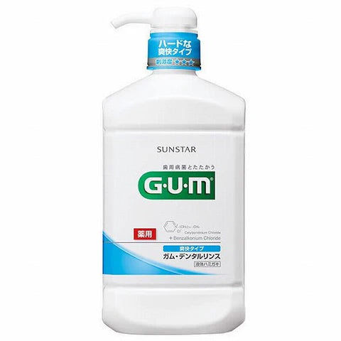 Sunstar G.U.M Dental Rinse - 960ml - Exhilarating Type - TODOKU Japan - Japanese Beauty Skin Care and Cosmetics