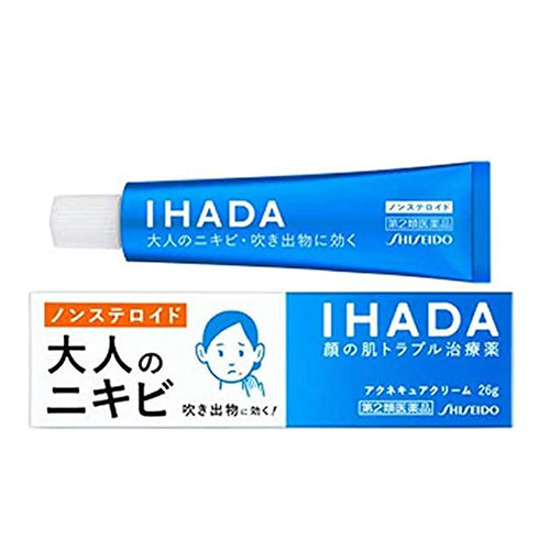 Shiseido IHADA Medicinal Acne Cure Cream - 26g - TODOKU Japan - Japanese Beauty Skin Care and Cosmetics