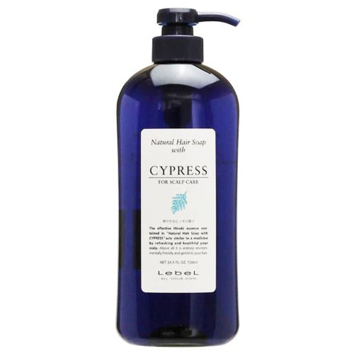 Lebel Natural Hair Soap Cypress - 720ml - TODOKU Japan - Japanese Beauty Skin Care and Cosmetics