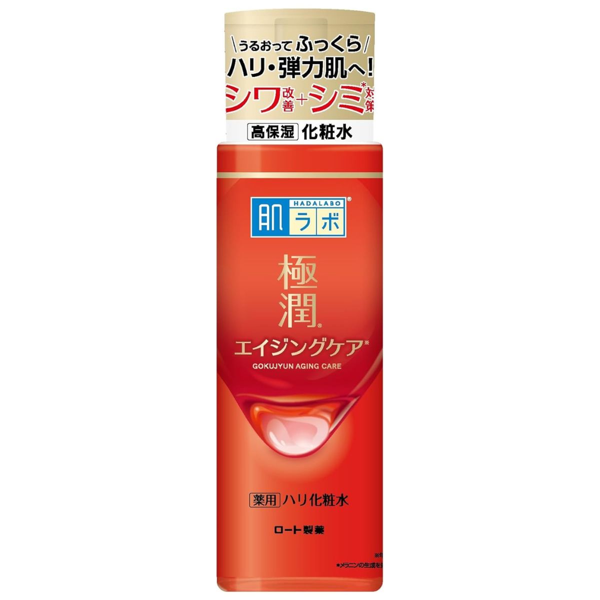 Rohto Hadalabo Gokujyun Aging Care Hari Face Lotion 170ml