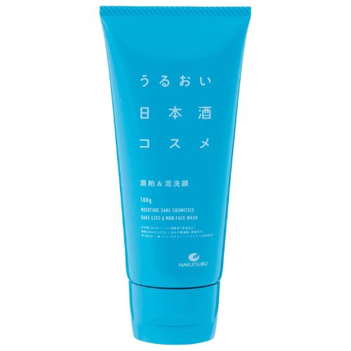 Uruoi Nihonshu Cosme Sake Lees & Mud Face Wash HR Face Wash Foam - 100g - TODOKU Japan - Japanese Beauty Skin Care and Cosmetics
