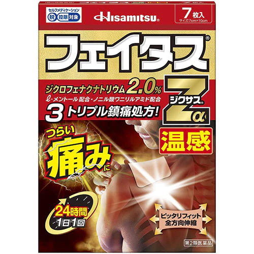Hisamitsu Feitas Zα Dicsas Pain Relief Patche Hot - TODOKU Japan - Japanese Beauty Skin Care and Cosmetics