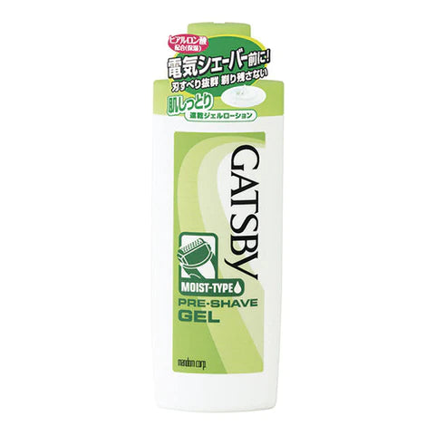 Gatsby Shaving Pre Shave Gel Moist - 140ml - TODOKU Japan - Japanese Beauty Skin Care and Cosmetics