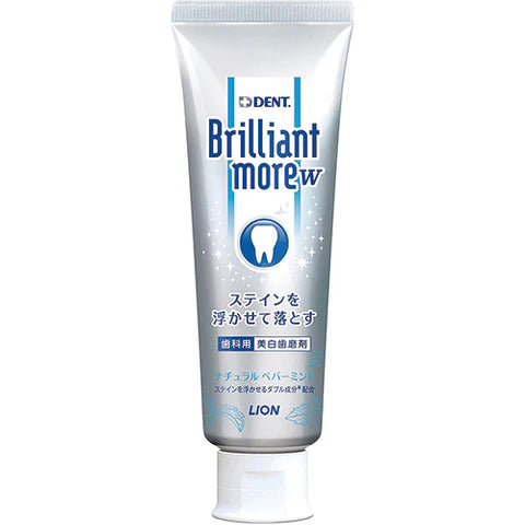 Brilliant More Lion W Tooth Paste 90g - Natural Pepper Mint - TODOKU Japan - Japanese Beauty Skin Care and Cosmetics