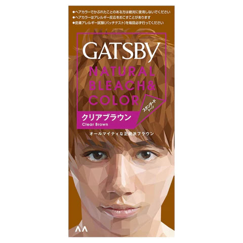 Gatsby Hair Color Natural Bleach - Clear Brown - TODOKU Japan - Japanese Beauty Skin Care and Cosmetics