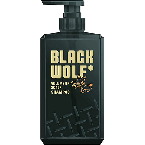 BLACK WOLF Volume Up Scalp Shampoo - 380ml - TODOKU Japan - Japanese Beauty Skin Care and Cosmetics