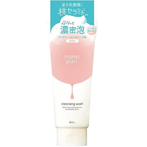 Momopuri Peach Moist Face Cleansing- 150ml - TODOKU Japan - Japanese Beauty Skin Care and Cosmetics