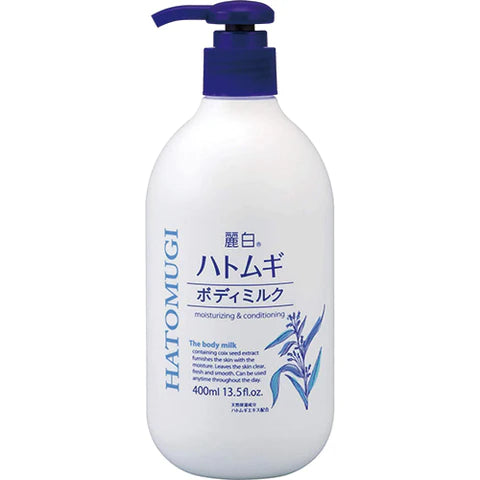 Reihaku Hatomugi Body Milk - 400ml - TODOKU Japan - Japanese Beauty Skin Care and Cosmetics