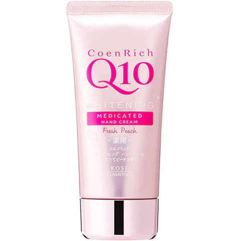 Kose Coen Rich Whitening Hand Cream Freshly Picked Peach - 80g - TODOKU Japan - Japanese Beauty Skin Care and Cosmetics