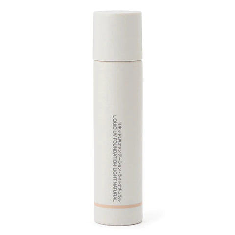 Muji Liquid UV Foundation SPF27/PA++ -30ml - Light Natural - TODOKU Japan - Japanese Beauty Skin Care and Cosmetics