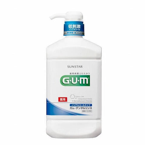 Sunstar G.U.M Dental Rinse - 960ml - Non-Alcohol Type - TODOKU Japan - Japanese Beauty Skin Care and Cosmetics
