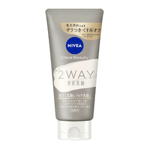 Nivea Clear Beauty 2Way Facial Cleanser - 120g - TODOKU Japan - Japanese Beauty Skin Care and Cosmetics