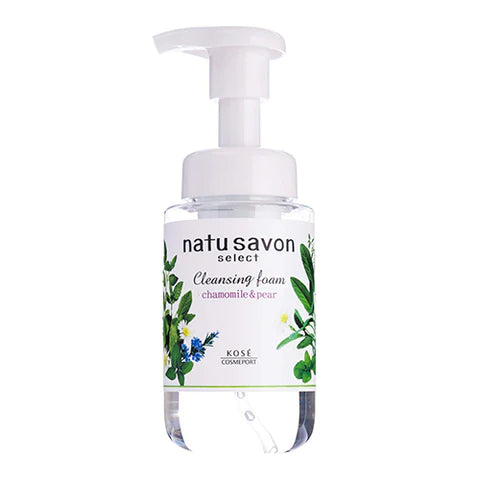 Kose Cosmeport Softymo Natu Savon Select Cleansing Foam - 200ml - White - TODOKU Japan - Japanese Beauty Skin Care and Cosmetics