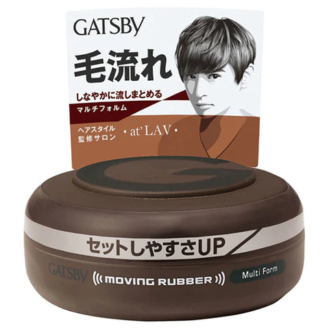 Gatsby Hair Wax Moving Rubber Multi Form - 80g - TODOKU Japan - Japanese Beauty Skin Care and Cosmetics