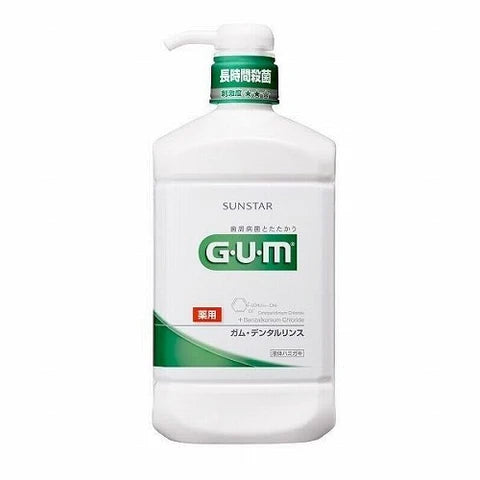 Sunstar G.U.M Dental Rinse - 960ml - Regular Type - TODOKU Japan - Japanese Beauty Skin Care and Cosmetics