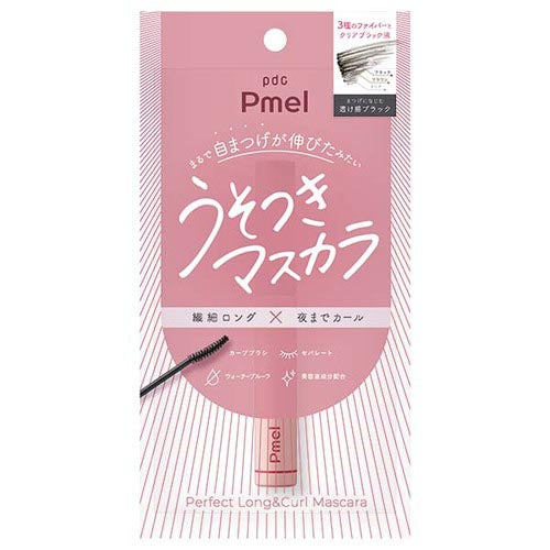 Pmel PDC Perfect Long & Curl Mascara - Sheer Black - TODOKU Japan - Japanese Beauty Skin Care and Cosmetics