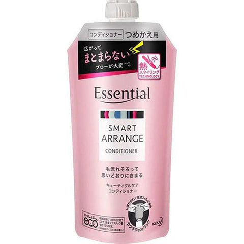 Kao Essential Soft And Moisturizing Conditioner - Refill - 340ml - TODOKU Japan - Japanese Beauty Skin Care and Cosmetics