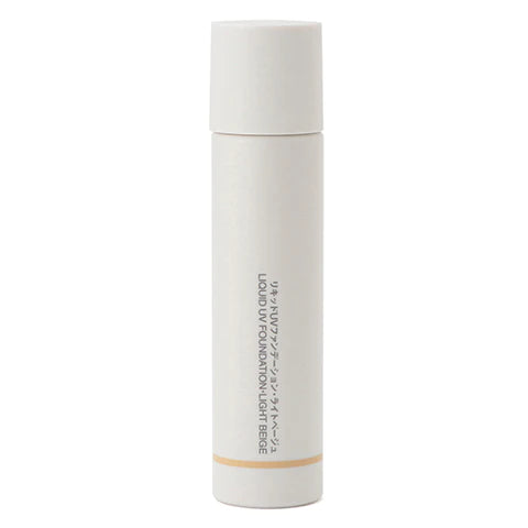 Muji Liquid UV Foundation SPF27/PA++ -30ml - Light Beige - TODOKU Japan - Japanese Beauty Skin Care and Cosmetics
