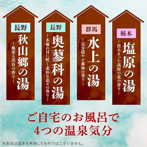 Earth Yumeguri Japanese Hot Spring Onsenkyo Meguri 30g x 15pcs - TODOKU Japan - Japanese Beauty Skin Care and Cosmetics
