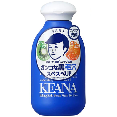 Ishizawa Keana Nadeshiko Baking Soda Face Wash Mens - 100g - TODOKU Japan - Japanese Beauty Skin Care and Cosmetics