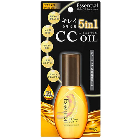Kao Essential Hair CC Oil - 60ml - TODOKU Japan - Japanese Beauty Skin Care and Cosmetics