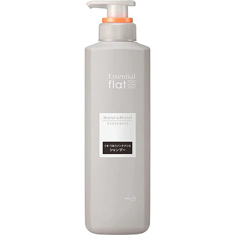 Kao Essential Flat Moist & Moist Shampoo - 500ml - TODOKU Japan - Japanese Beauty Skin Care and Cosmetics