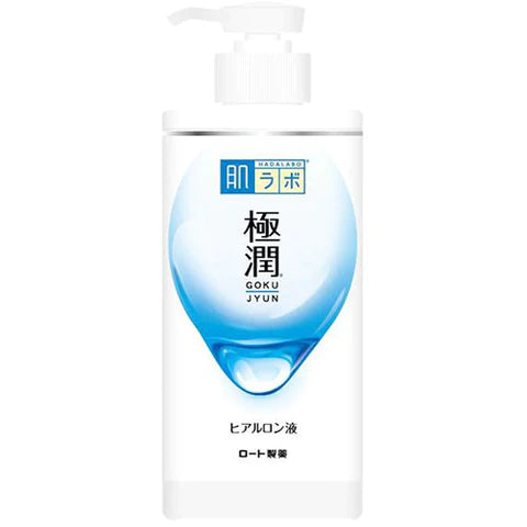 Rohto Hadalabo Gokujun Hyaluronic Acid Face Lotion Pump - 400ml - TODOKU Japan - Japanese Beauty Skin Care and Cosmetics