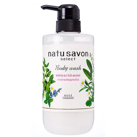 Kose Softymo Natu Savon Select White Body Wash Rich Moist 500ml - TODOKU Japan - Japanese Beauty Skin Care and Cosmetics