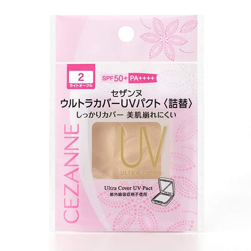 Cezanne Ultra Cover UV Pact - Rifill - TODOKU Japan - Japanese Beauty Skin Care and Cosmetics