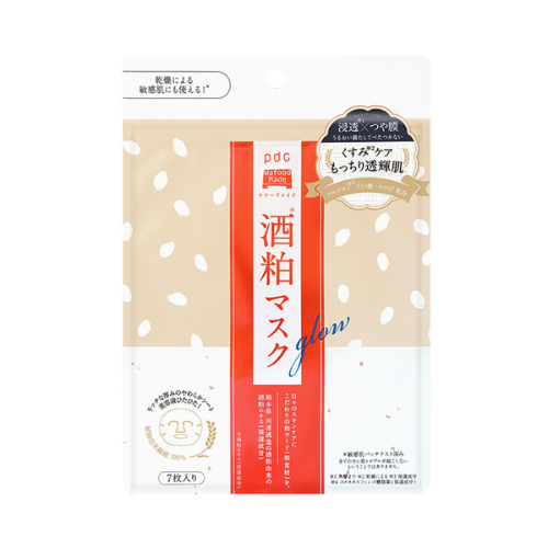PDC Wafood Made Sakekasu Mask Glow - 10 Pieces - TODOKU Japan - Japanese Beauty Skin Care and Cosmetics