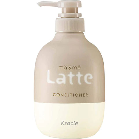 Ma & Me Latte Premium W Milk Protein Blend Conditioner Pump 490ml - Apple & Peony - TODOKU Japan - Japanese Beauty Skin Care and Cosmetics