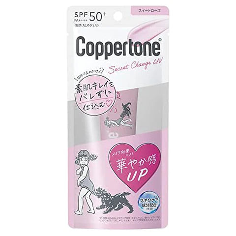 Coppertone Secret Change UV Sunscreen Sweet Rose - 30g - TODOKU Japan - Japanese Beauty Skin Care and Cosmetics