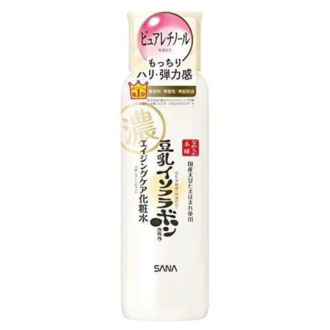 Sana Nameraka Honpo Soy Milk Isoflavone Wrinkle Skin Lotion N - 200ml - TODOKU Japan - Japanese Beauty Skin Care and Cosmetics