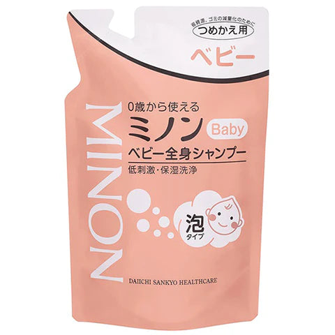 Minon Baby Whole Body Shampoo - 300ml - Refill - TODOKU Japan - Japanese Beauty Skin Care and Cosmetics