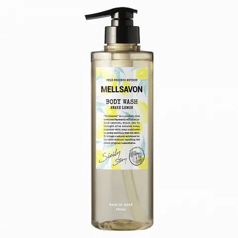 Mellsavon Body Wash Journey Series Awake Lemon - 460ml - TODOKU Japan - Japanese Beauty Skin Care and Cosmetics