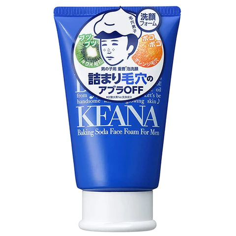 Ishizawa Keana Nadeshiko Baking Soda Mens Face Wash - 100g - TODOKU Japan - Japanese Beauty Skin Care and Cosmetics