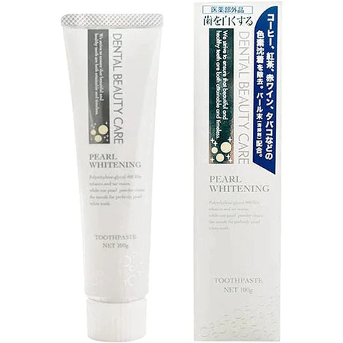 Dental Beauty Care Pearl Whitening Tooth Paste - 100g - TODOKU Japan - Japanese Beauty Skin Care and Cosmetics