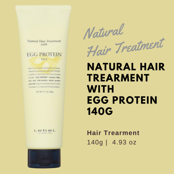 Lebel Natural Hair Treatment EP (Egg Protein) 260g - TODOKU Japan - Japanese Beauty Skin Care and Cosmetics