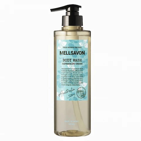 Mellsavon Body Wash Journey Series Refreshing Green - 460ml - TODOKU Japan - Japanese Beauty Skin Care and Cosmetics