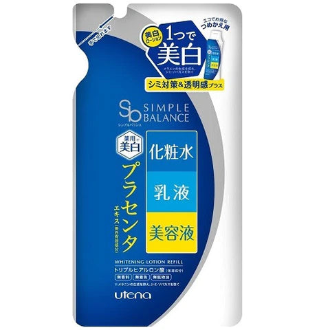 Utena Simple Balance White Lotion - 200ml - Refill - TODOKU Japan - Japanese Beauty Skin Care and Cosmetics