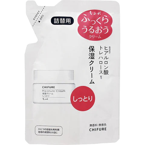 Chifure Moisturizing Cream Moist Type 56g - Refill - TODOKU Japan - Japanese Beauty Skin Care and Cosmetics