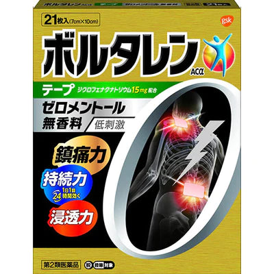 GSK Voltaren ACα Tape Pain Relief Patche - TODOKU Japan - Japanese Beauty Skin Care and Cosmetics