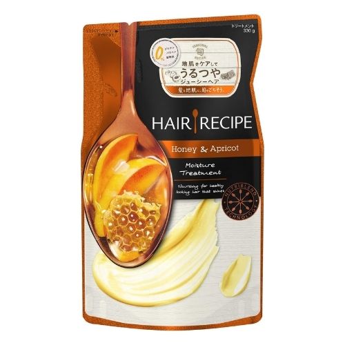 Hair Recipe Honey Apricot Enriched Moisture Recipes Hair Treatment 330ml - Refill - TODOKU Japan