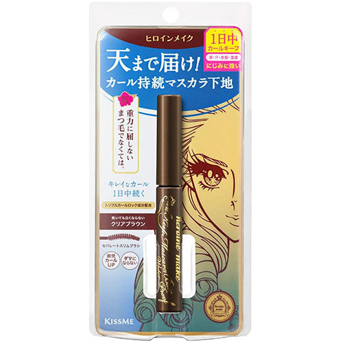 KissMe Isehan Heroine Make Curl Keep Mascara Base Waterproof - 02 Clear Brown - TODOKU Japan - Japanese Beauty Skin Care and Cosmetics