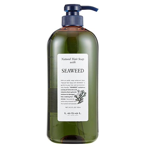 Lebel Natural Hair Soap Seaweed - 720ml - TODOKU Japan - Japanese Beauty Skin Care and Cosmetics